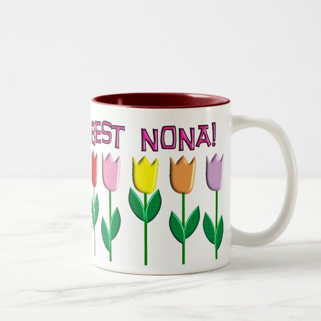 Tasse 2 Couleurs La meilleure conception de tulipes de Forces (Droit)