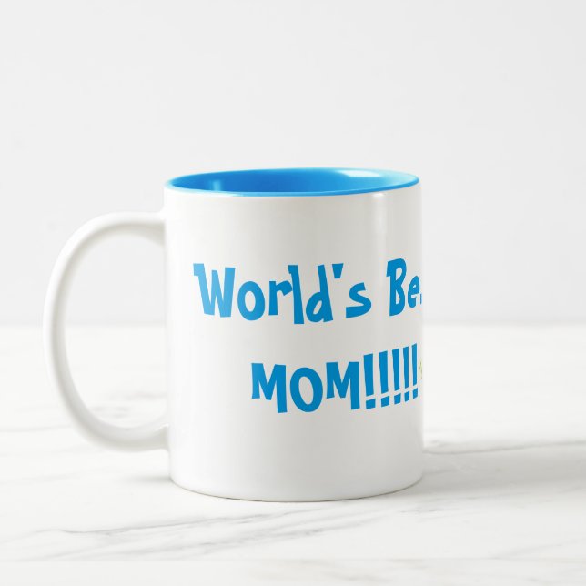 Tasse 2 Couleurs La meilleure maman du monde (Gauche)