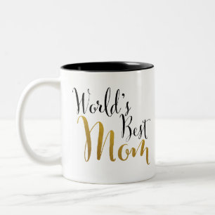 Tasse 2 Couleurs La meilleure maman du monde (or)