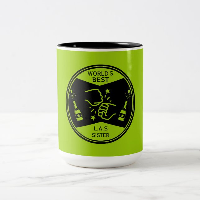 Tasse 2 Couleurs La meilleure soeur du monde (Centre)