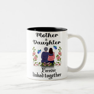 TASSE 2 COULEURS LA MÈRE ET LA FILLE SE SONT JAMAIS LIÉES ENSEMBLE