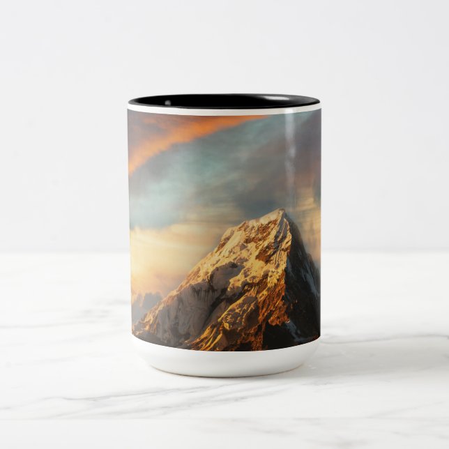 Tasse 2 Couleurs La montagne majestueuse (Centre)