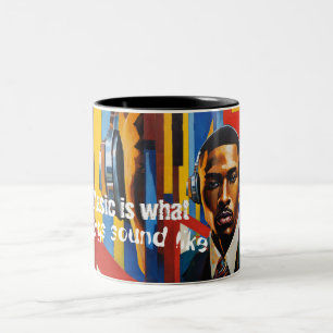 Tasse 2 Couleurs La musique est ce que les sentiments sonnent comme