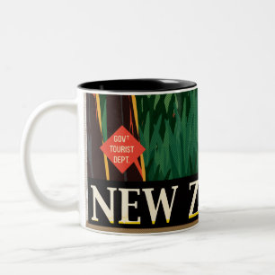 Tasse 2 Couleurs La Nouvelle Zélande