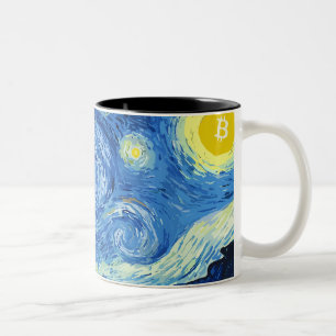 Tasse 2 Couleurs La nuit du Bitcoïny
