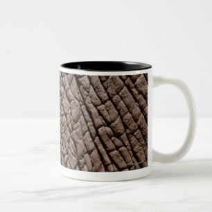 Tasse 2 Couleurs La peau d'éléphant africain (africana de