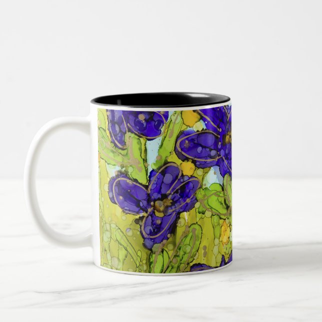 Tasse 2 Couleurs La peinture de l'âme de Lovitude appelée "Voler av (Gauche)