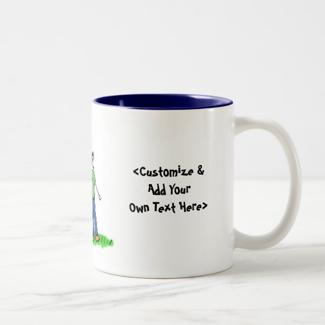 Tasse 2 Couleurs La petite fille de papa (Brunette) (Droit)