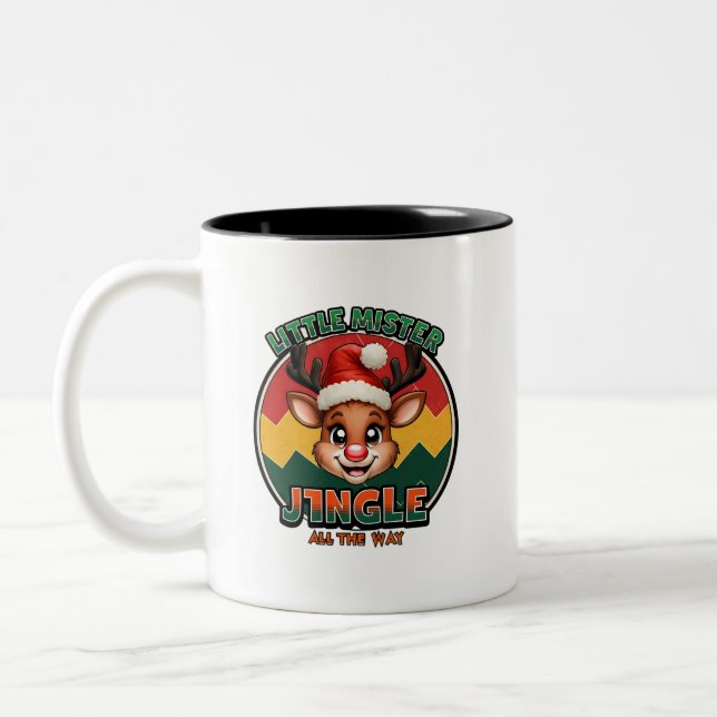 Tasse 2 Couleurs La Petite Mère Jingle En Chemin (Gauche)