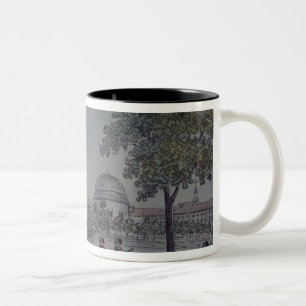 Tasse 2 Couleurs La piscine et l'église française à Potsdam, c.1