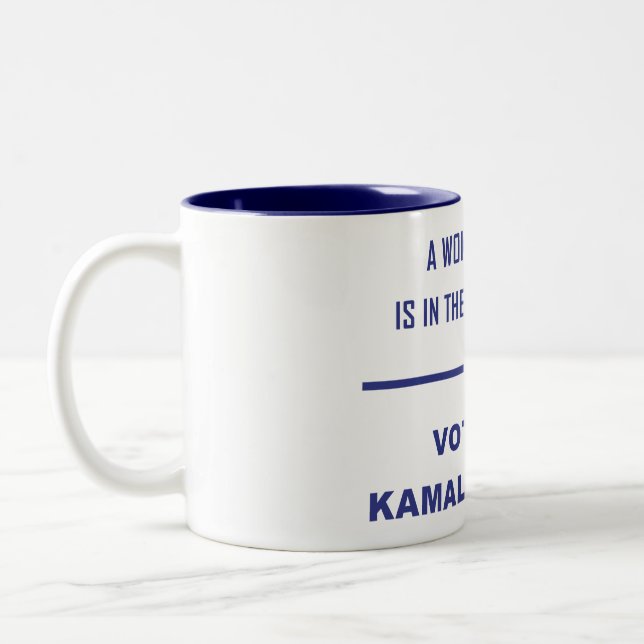 TASSE 2 COULEURS LA PLACE D'UNE FEMME EST DANS... (Gauche)