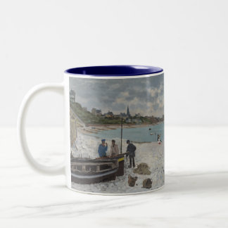 Tasse 2 Couleurs La plage de Sainte-Adresse - Claude Monet