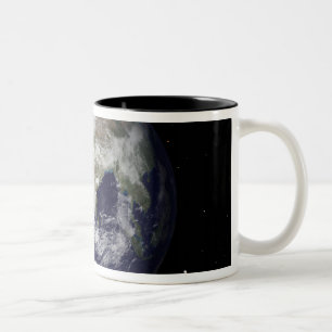 Tasse 2 Couleurs La pleine terre montrant l'Europe et l'Asie 2