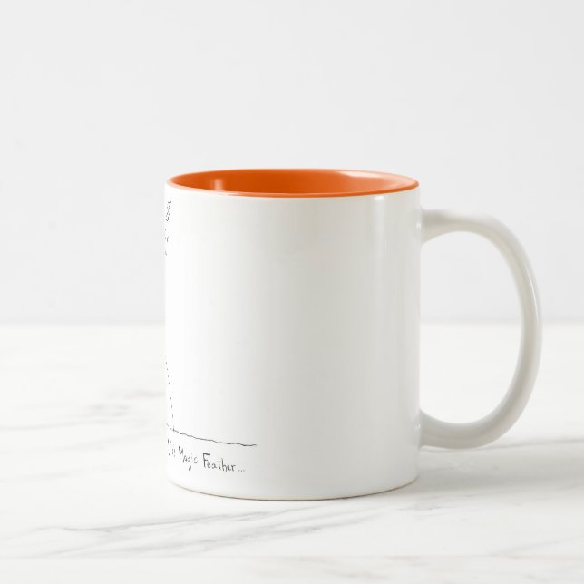 Tasse 2 Couleurs La plume magique de Lola (Droit)