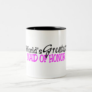 Tasse 2 Couleurs La plus grande domestique des mondes du noir de