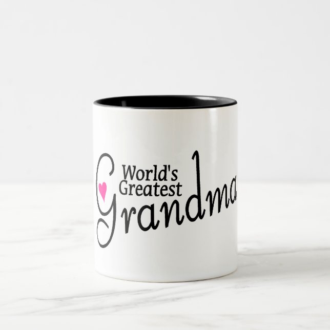 Tasse 2 Couleurs La plus grande grand-maman des mondes (Centre)