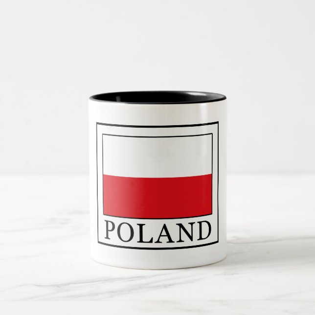 Tasse 2 Couleurs La Pologne (Centre)