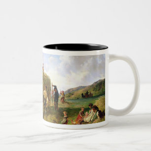 Tasse 2 Couleurs La récolte de foin, 1869
