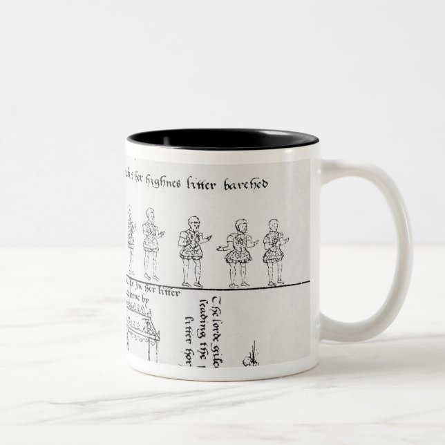 Tasse 2 Couleurs La reine dans ses ordures (Droit)