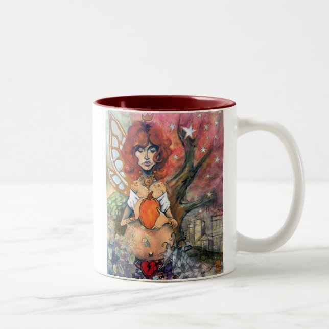 Tasse 2 Couleurs La reine de l'automne (Droit)