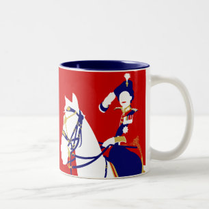 Tasse 2 Couleurs La reine Elizabeth II fait le tour de l'art de la 