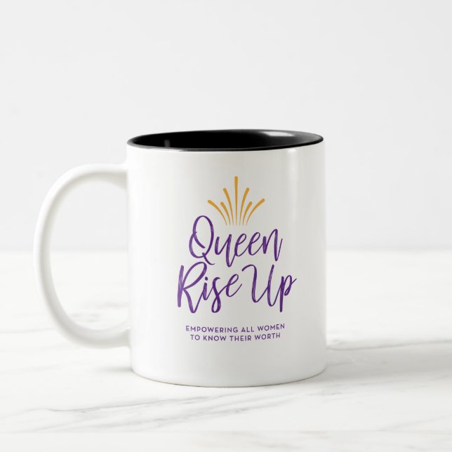 Tasse 2 Couleurs La Reine se lèvent (Gauche)