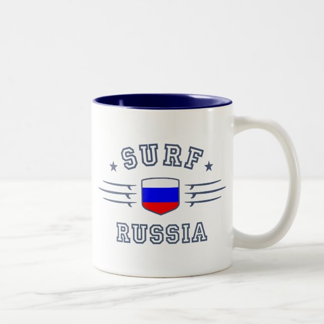 Tasse 2 Couleurs La Russie (Droit)