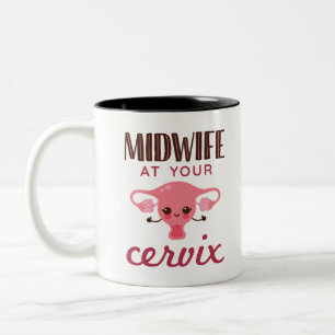 Tasse 2 Couleurs La sage-femme de ton Cerviz