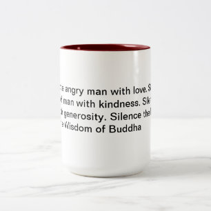 Tasse 2 Couleurs La sagesse de Bouddha