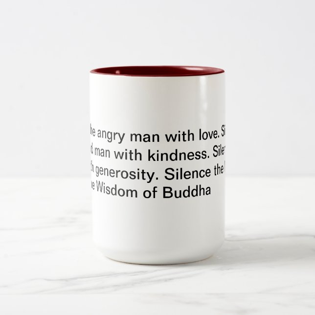 Tasse 2 Couleurs La sagesse de Bouddha (Centre)