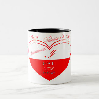Tasse 2 Couleurs La Saint Valentin