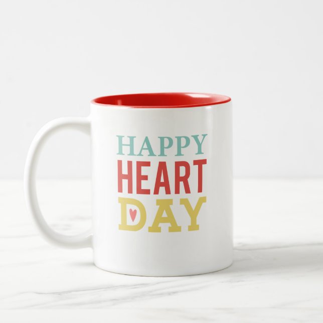Tasse 2 Couleurs La Saint Valentin en boue (Gauche)