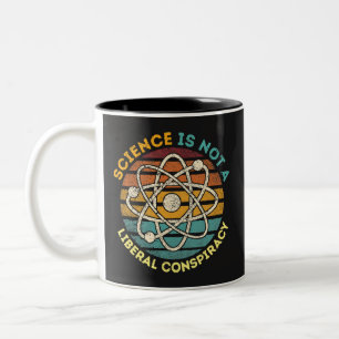 Tasse 2 Couleurs La science n'est pas un complot libéral