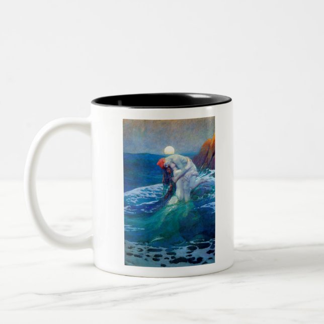 Tasse 2 Couleurs La sirène par Howard Pyle (Gauche)