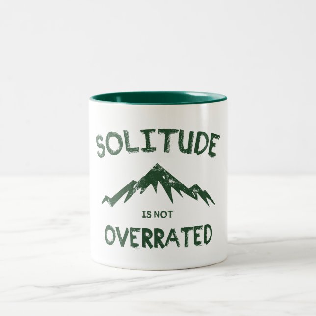 Tasse 2 Couleurs La solitude n'est pas surfaite (Centre)