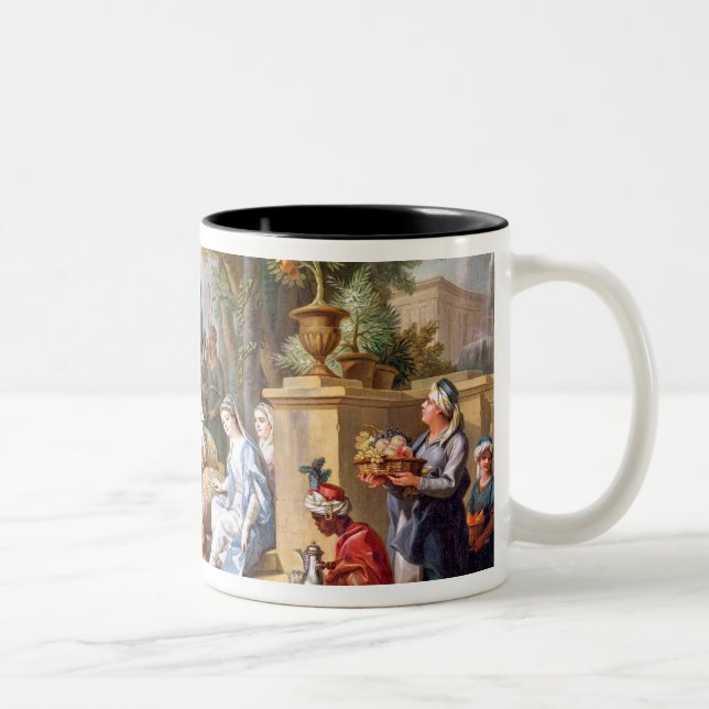 Tasse 2 Couleurs La Sultanine servie par ses eunuques (Droit)