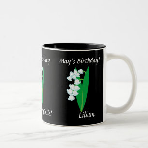 Tasse 2 Couleurs La Tasse-Personnaliser de mai du muguet