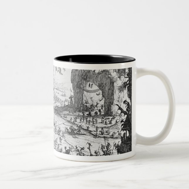 Tasse 2 Couleurs La tentation de St Anthony (Droit)