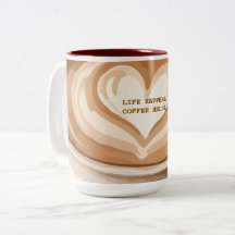 La vie arrive, le café aide