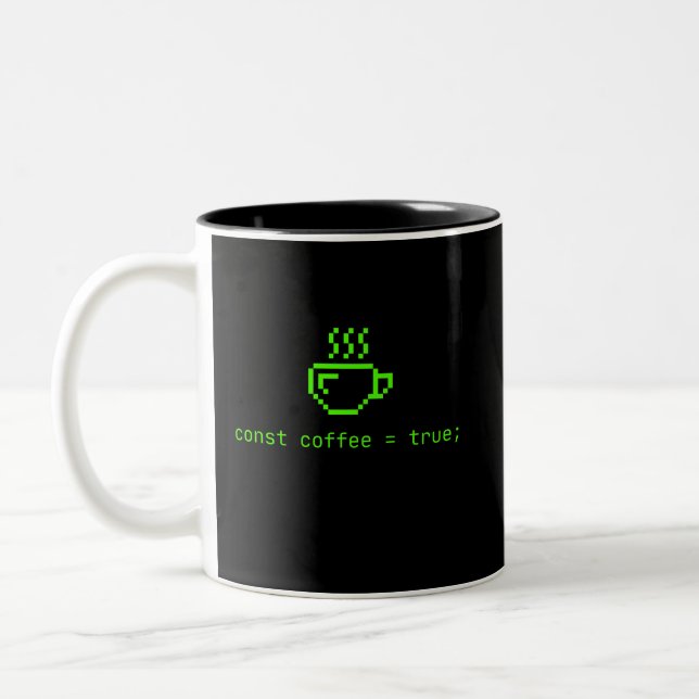 Tasse 2 Couleurs La vie Code et Café est Bonne (Gauche)