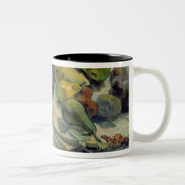 Tasse 2 Couleurs La vie de Paul Gauguin | toujours avec le fruit, (Droit)