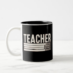 Tasse 2 Couleurs La vie d'enseignant rentrée scolaire