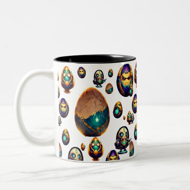 TASSE 2 COULEURS LA VIE DES OEUFS (Gauche)