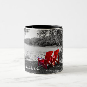 Tasse 2 Couleurs La vie est meilleure au lac