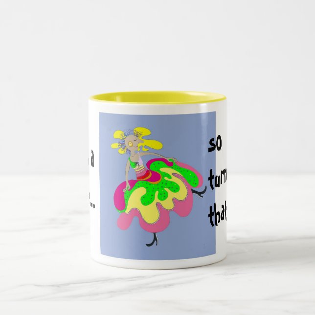 Tasse 2 Couleurs La vie est une danse (Centre)