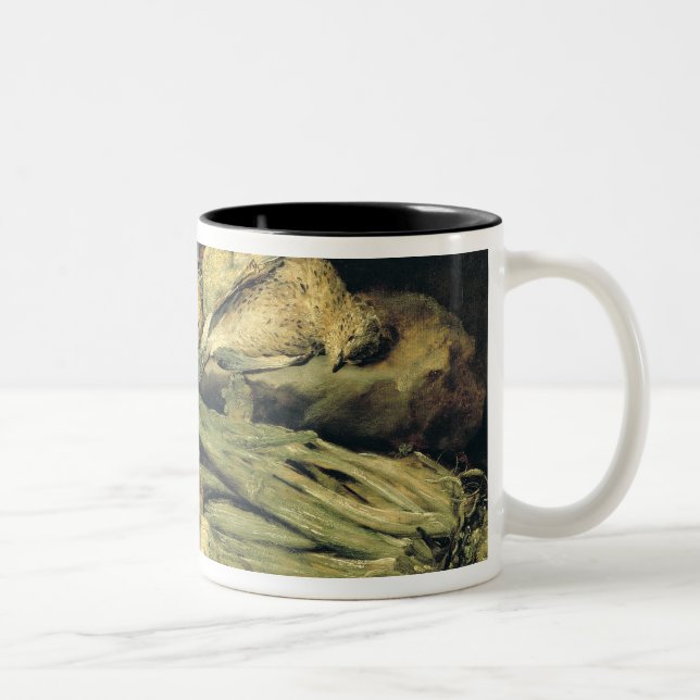 Tasse 2 Couleurs La vie toujours avec des champignons (Droit)