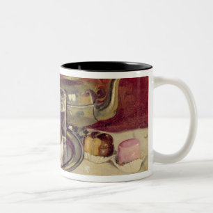 Tasse 2 Couleurs La vie toujours avec des gâteaux et une théière