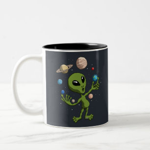 Tasse 2 Couleurs La vie trouvée par alien