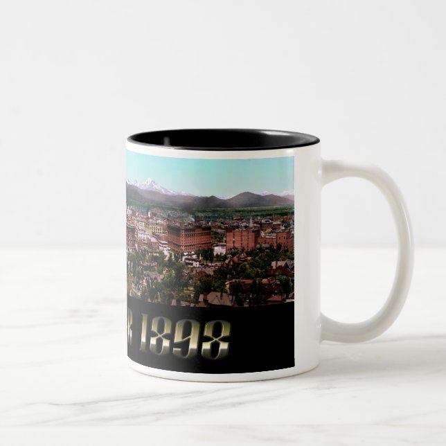 Tasse 2 Couleurs La ville de Denver 1898 (Droit)