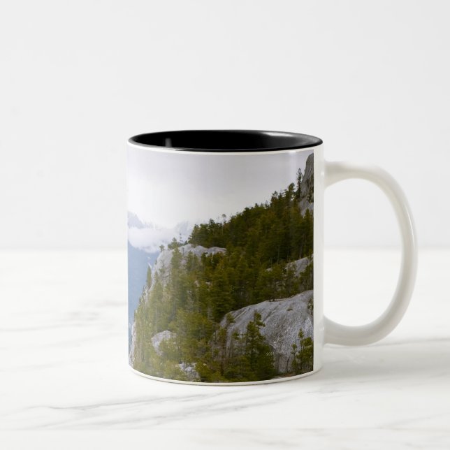 Tasse 2 Couleurs La vue "en chef" d'Arial dans Squamish (Droit)